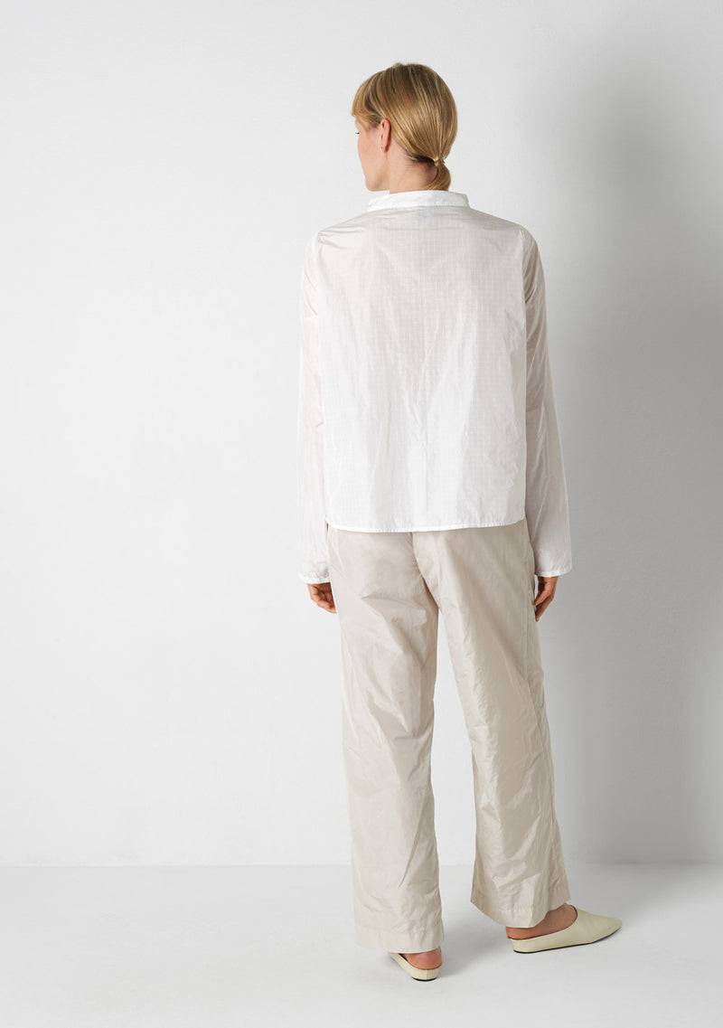 Katharina Hovman Japanbluse RIBSTOP, white Outlet
