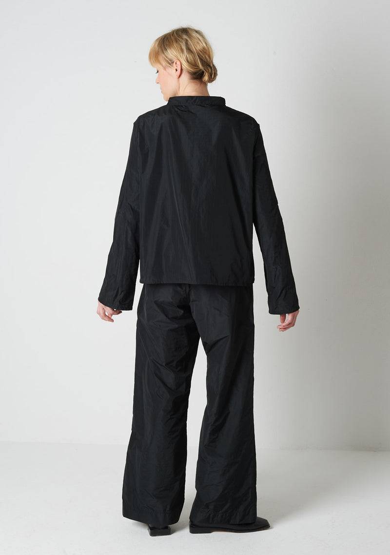 Katharina Hovman Japanbluse RIBSTOP, black Verkauf