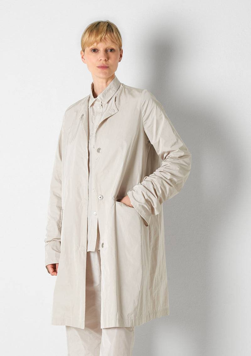 Katharina Hovman Loose Coat heavy Taffeta, marmor im Angebot