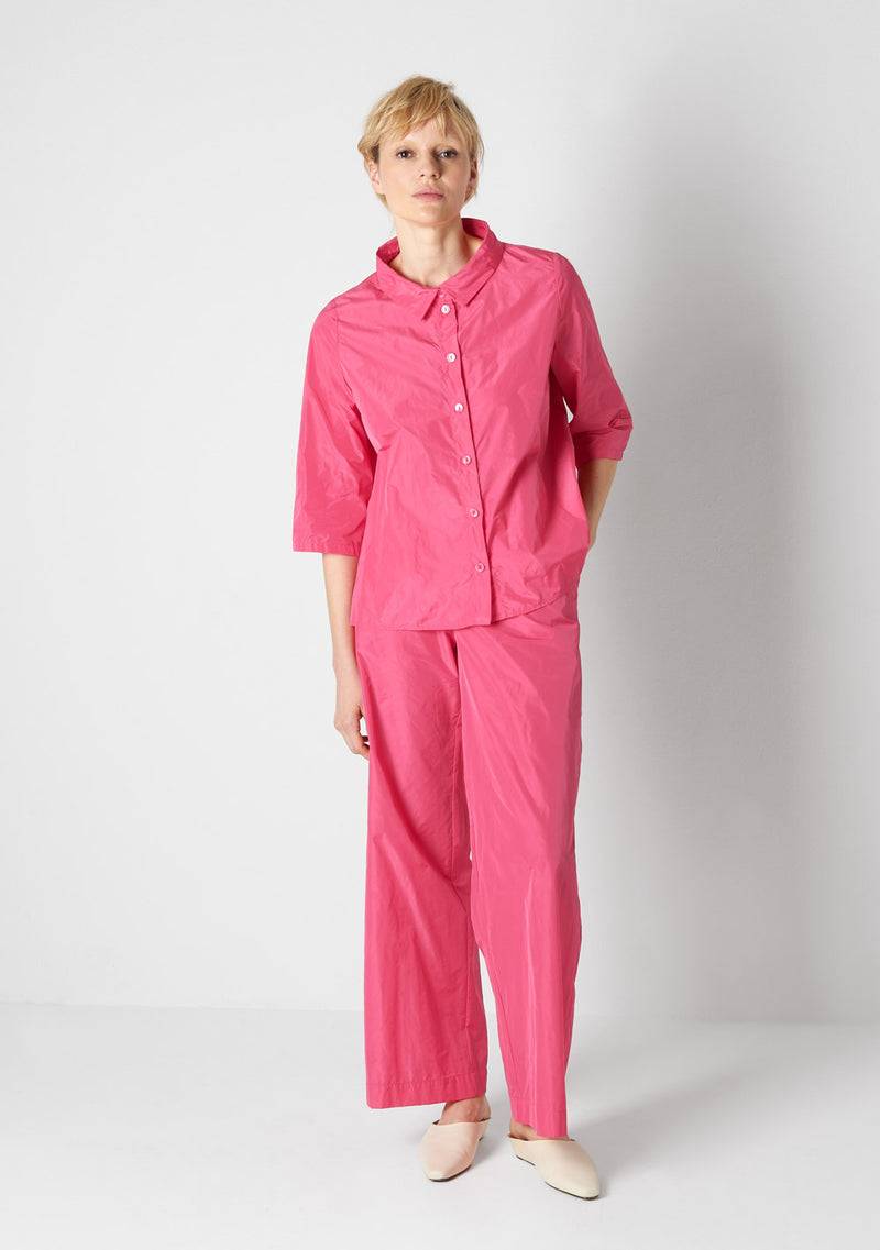 Katharina Hovman Sommerbluse kurz flamingo Rabatt