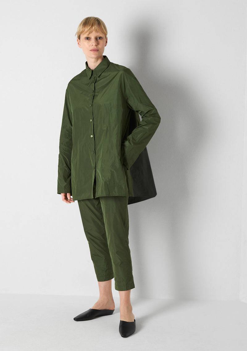Katharina Hovman Bluse weit green tea Lagerräumung