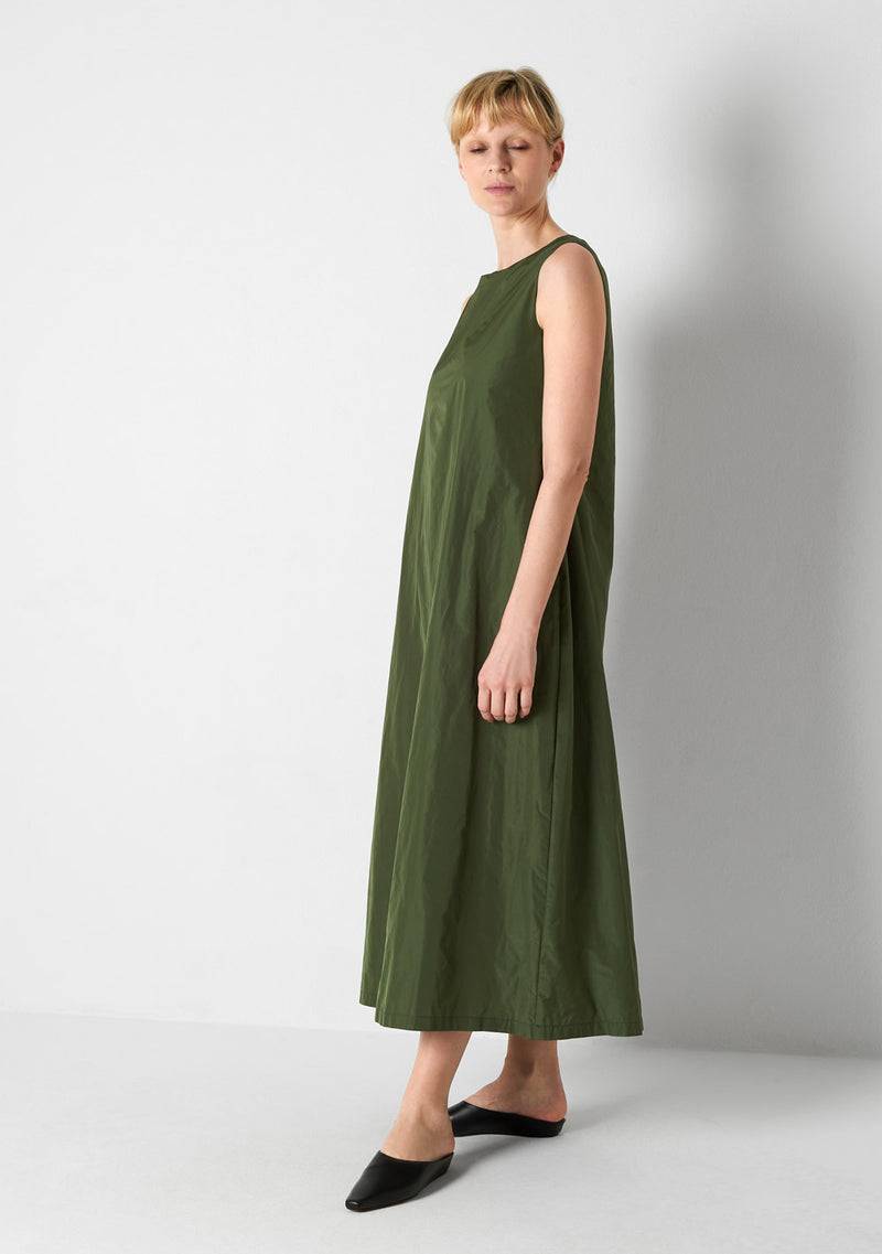 Katharina Hovman Plain Dress long green tea Letzte 2 Tage