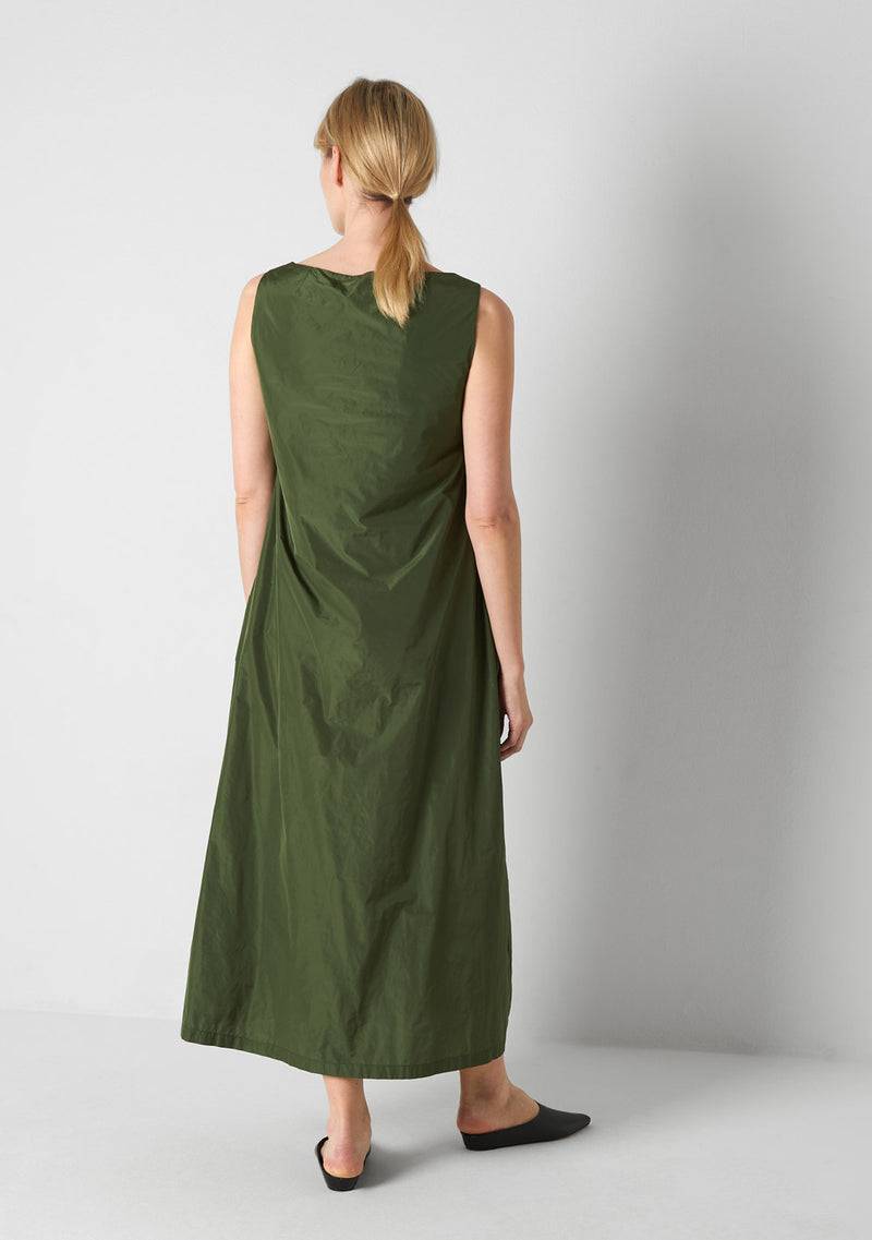 Katharina Hovman Plain Dress long green tea Letzte 2 Tage