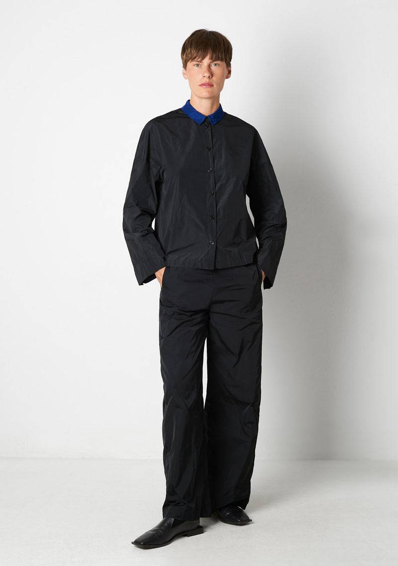Katharina Hovman Kimonobluse black/royal Rabatte dieses Monats