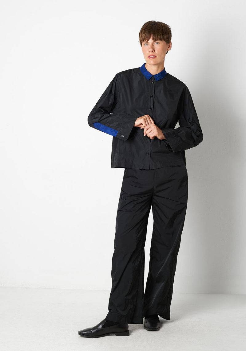 Katharina Hovman Kimonobluse black/royal Rabatte dieses Monats