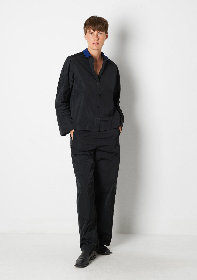 Katharina Hovman Kimonobluse black/royal Rabatte dieses Monats