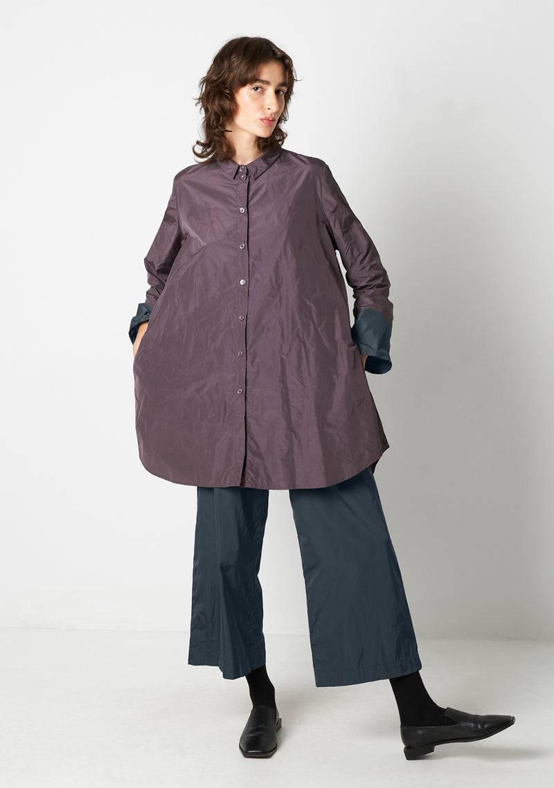 Katharina Hovman Oversizebluse mauve/antra Hotsell