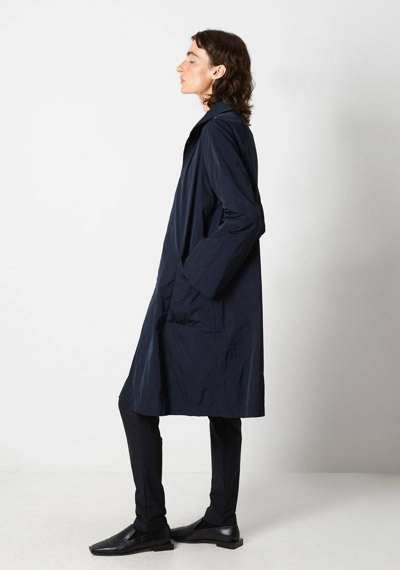 Katharina Hovman Mantel heavy Taffeta, night Günstiger Verkauf