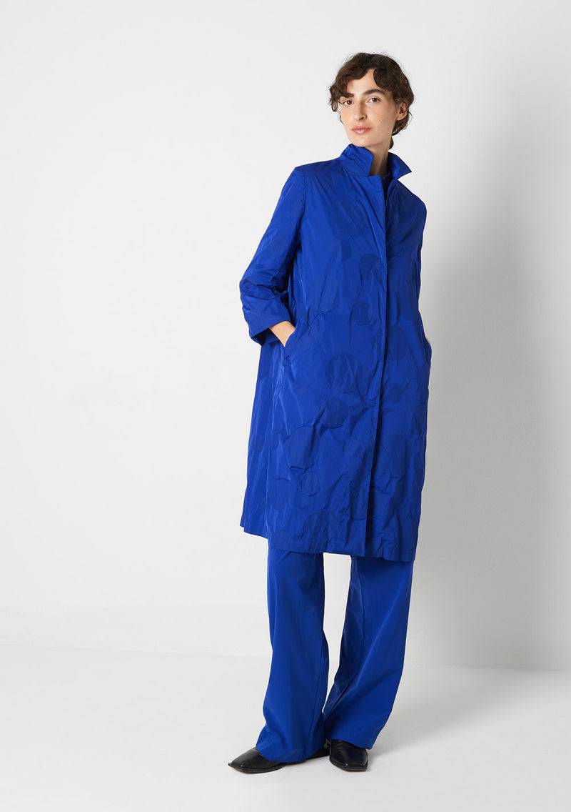 Katharina Hovman Mantel Revers heavy Taffetas, DOTS, tint Fabrik Onlineshop