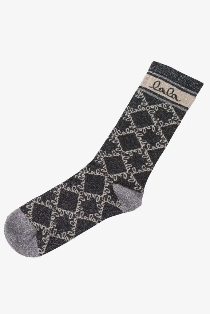 Lala Berlin Socks Aske viscose mix gold lalagram Vierteljährliche Förderung