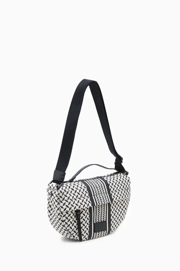 Lala Berlin Crossbody Melly canvas heritage stripe black Speichern exportieren