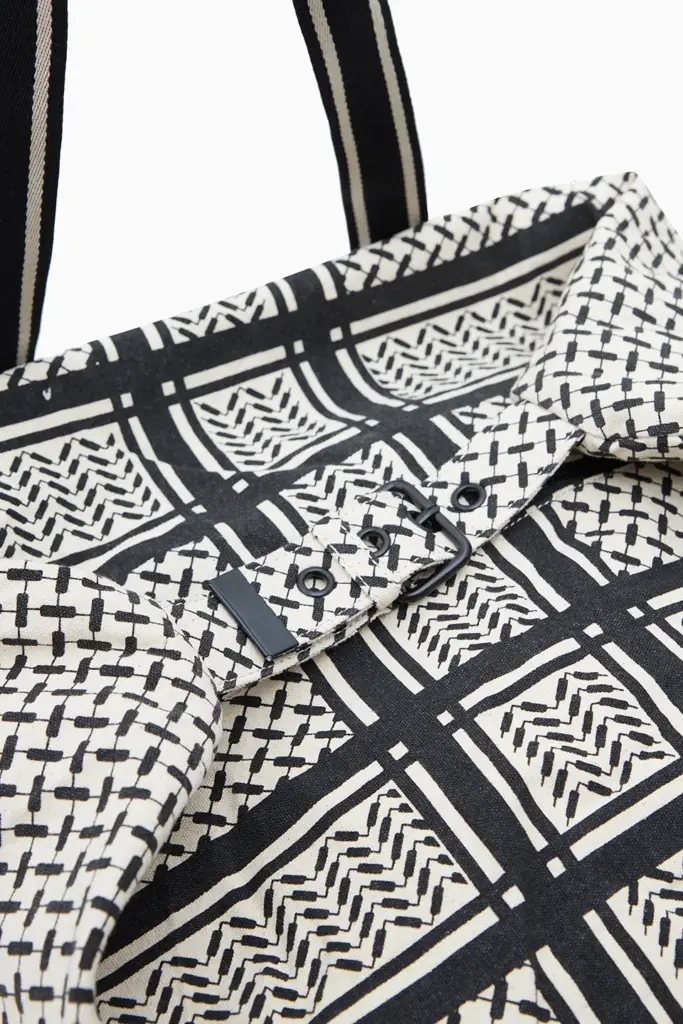 Lala Berlin Big Bag Muriel 2.0 canvas heritage stripe black Black Friday Preise