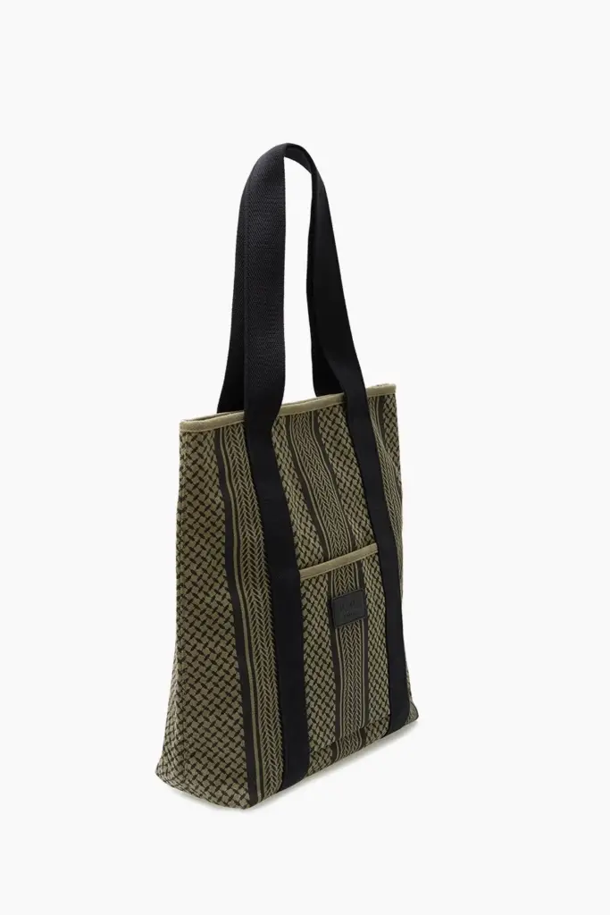 Lala Berlin Tote Carmela canvas olive/black Fabrik Onlineshop