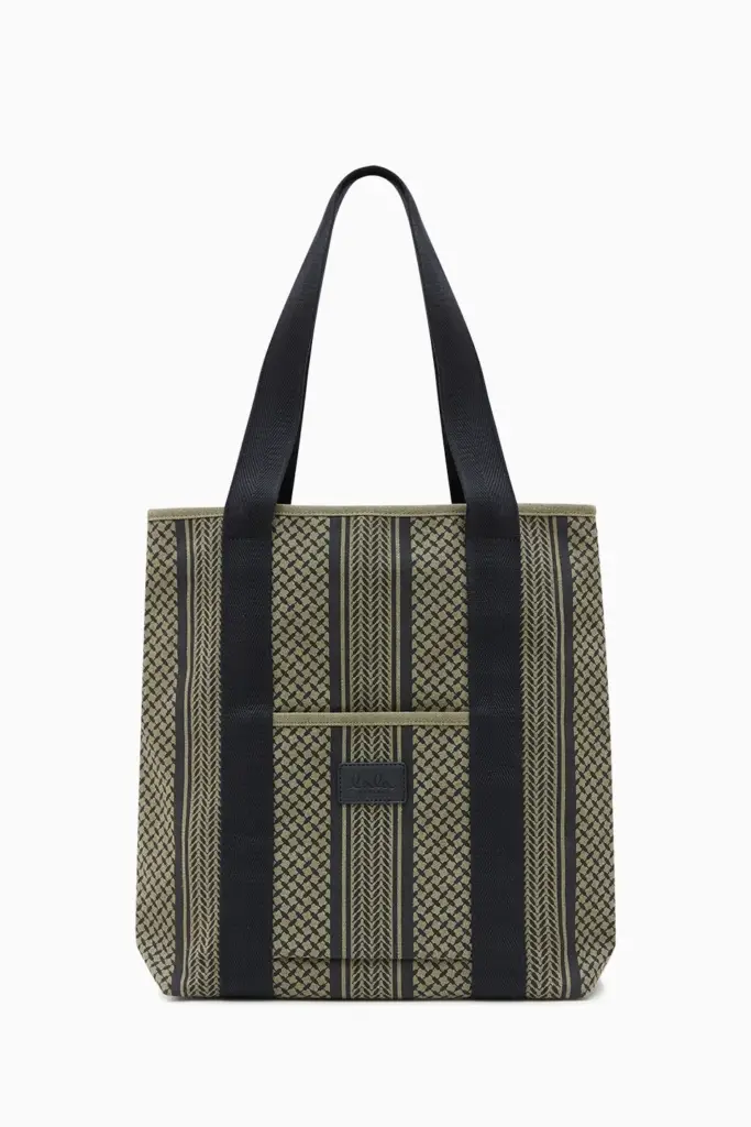 Lala Berlin Tote Carmela canvas olive/black Fabrik Onlineshop