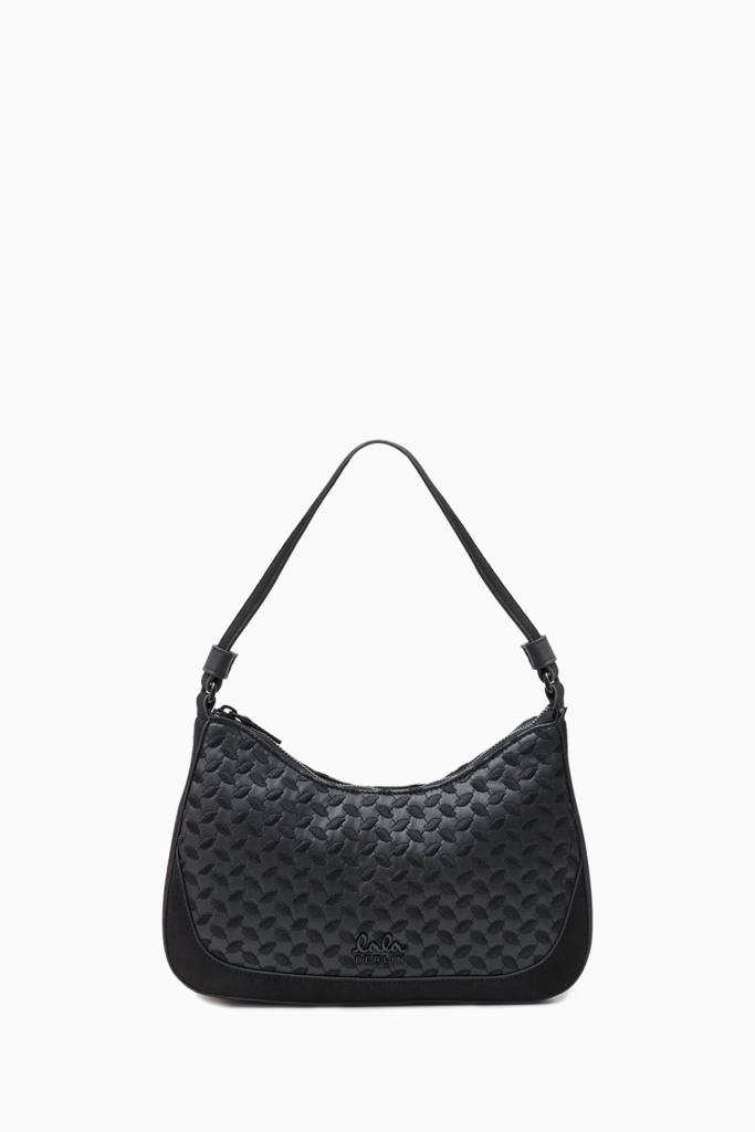 Lala Berlin Medium Handbag Mellow grainy vegan leather black Fabrikpreis