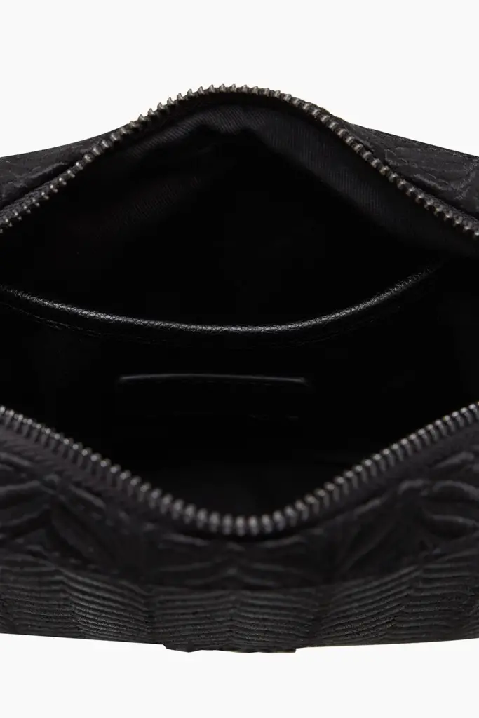 Lala Berlin Crossbody Magna canvas embroidery black Sonderangebot