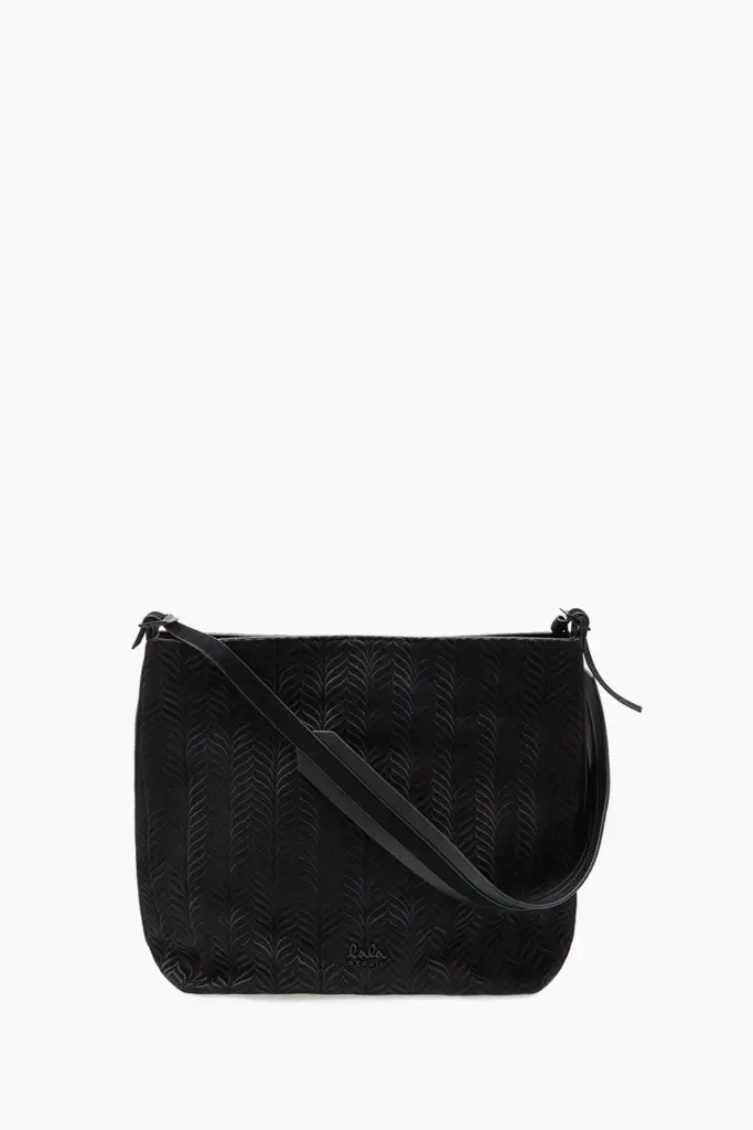 Lala Berlin Hobo Makis canvas embroidery black Rabatt