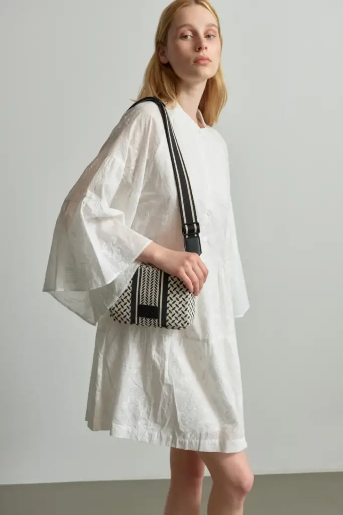 Lala Berlin Crossbody Milly canvas heritage stripe black Günstig kaufen