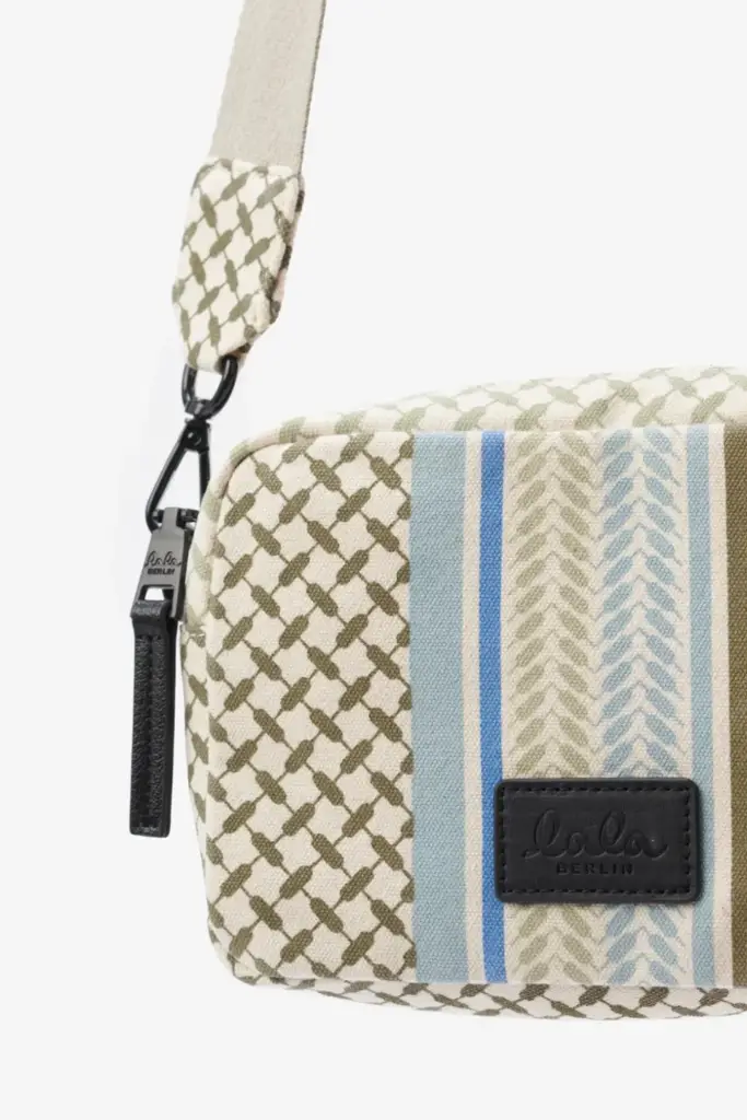 Lala Berlin Crossbody Milly canvas heritage stripe olive Versandkostenfrei