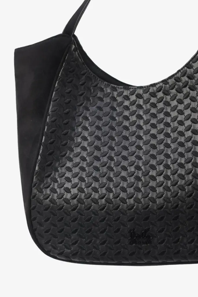 Lala Berlin Shopper Mar vegan leather heritage embroidery black Begrenztes Angebot
