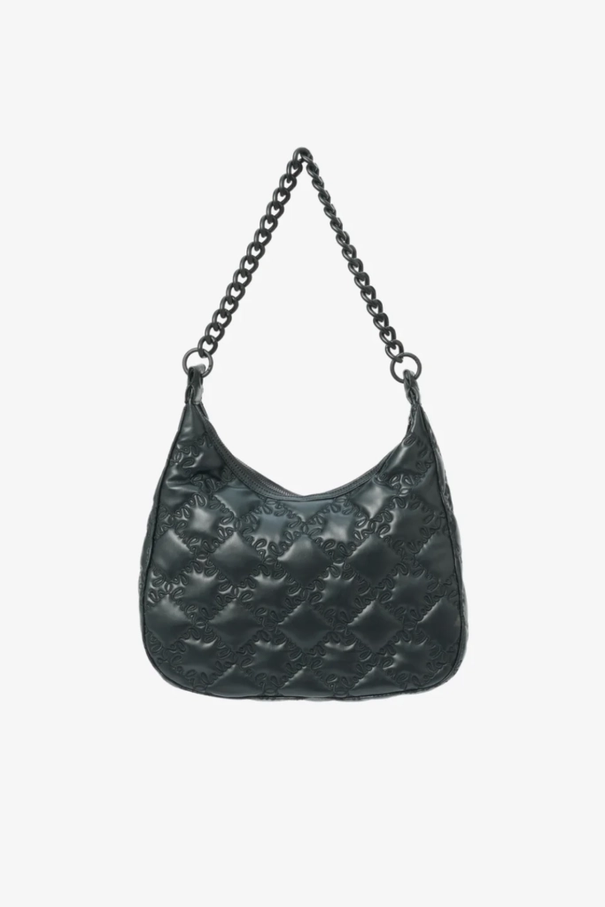 Lala Berlin Shoulderbag Mewis vegan leather lalagram black Weihnachtsangebot