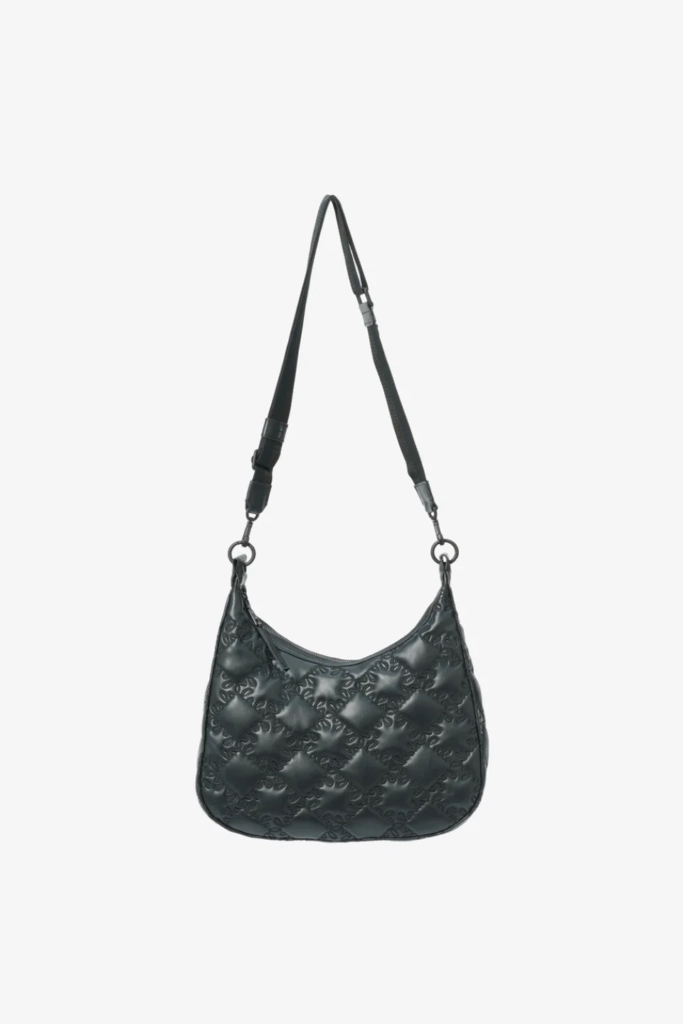 Lala Berlin Shoulderbag Mewis vegan leather lalagram black Weihnachtsangebot