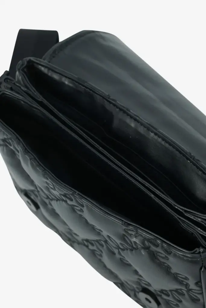 Lala Berlin Shoulderbag Mauvi vegan leather lalagram black Osterangebot