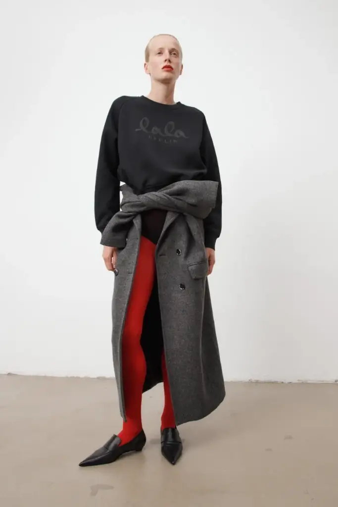 Lala Berlin Sweatshirt Ijora cotton black Zeitlich begrenztes Angebot