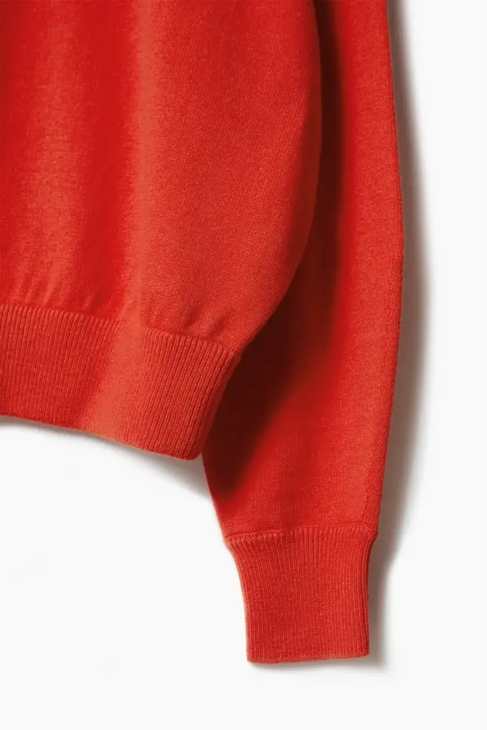 Lala Berlin Jumper Kira cotton mix hot orange Exklusive Angebote