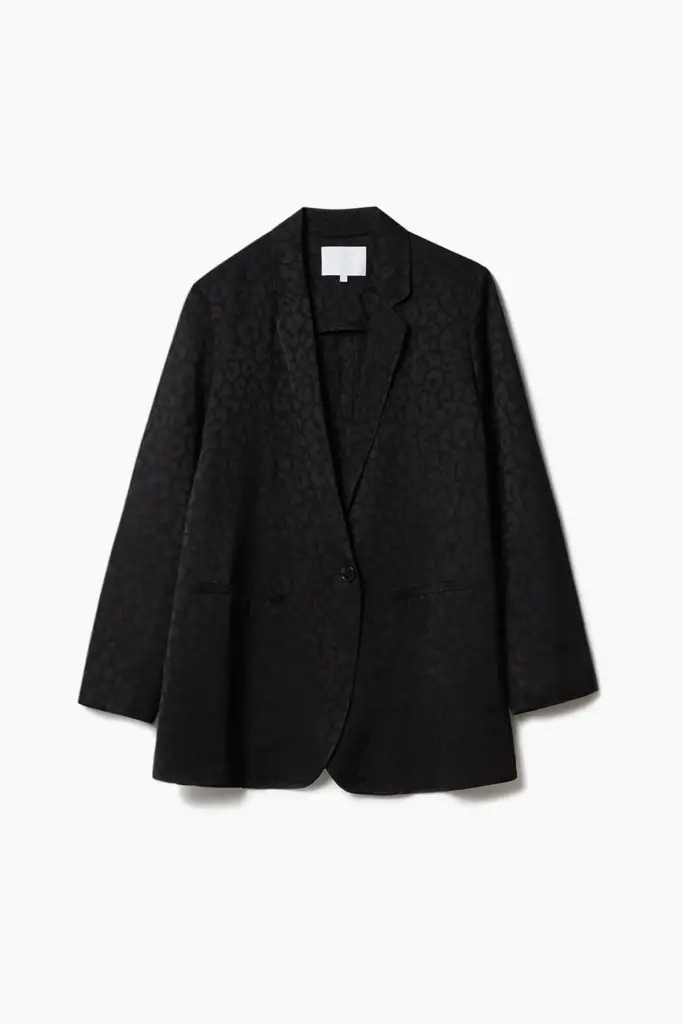 Lala Berlin Jacket Jewel viscose mix leo black Räumungsverkauf
