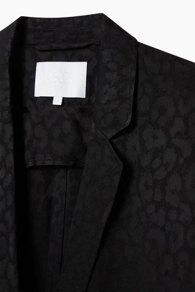 Lala Berlin Jacket Jewel viscose mix leo black Räumungsverkauf