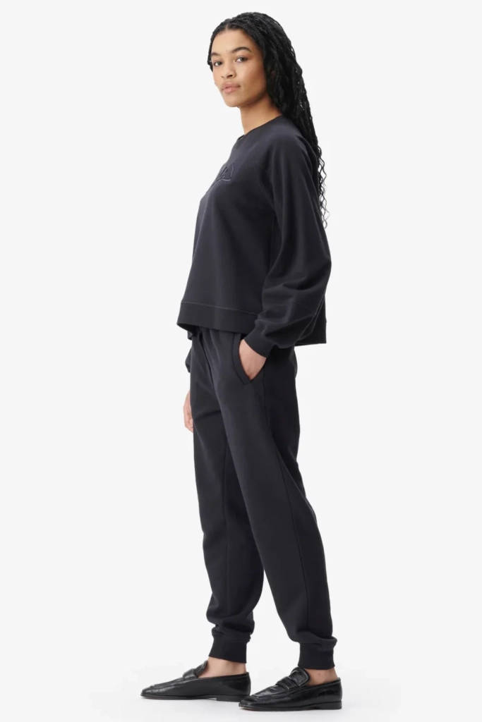 Lala Berlin Sweatshirt Ipara cotton mix black Tiefpreis