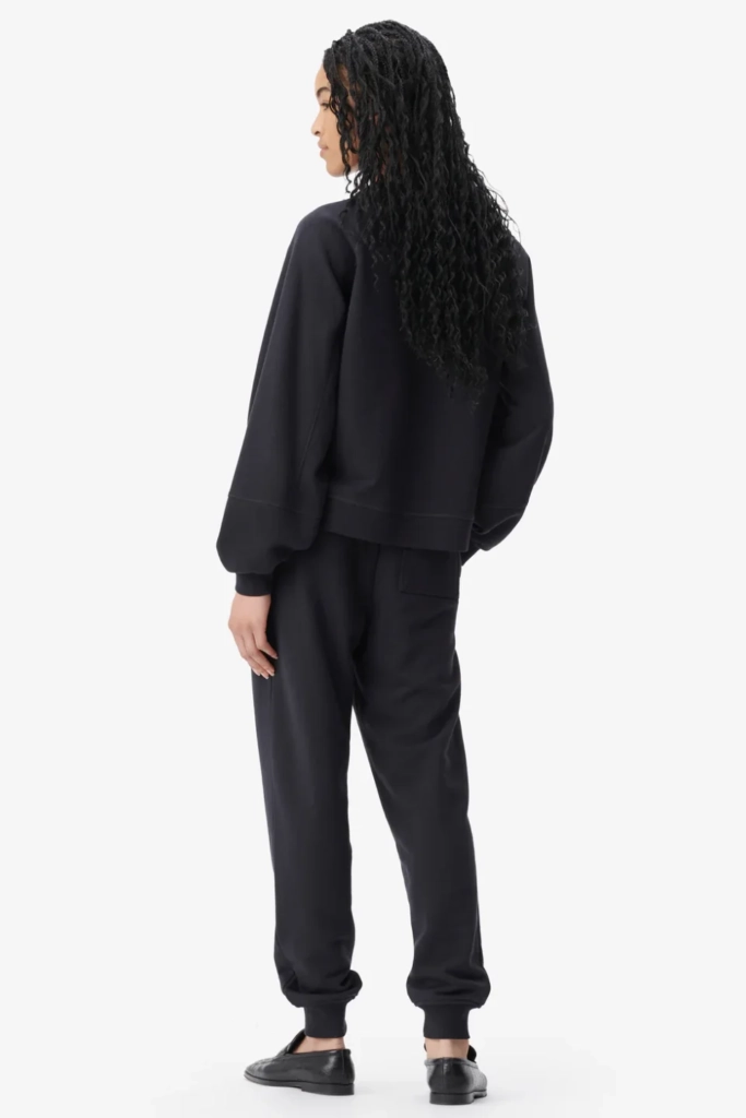 Lala Berlin Sweatshirt Ipara cotton mix black Tiefpreis