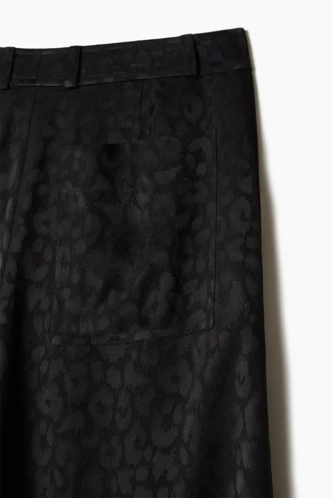 Lala Berlin Pants Polko viscose mix leo black Letzte 3 Tage
