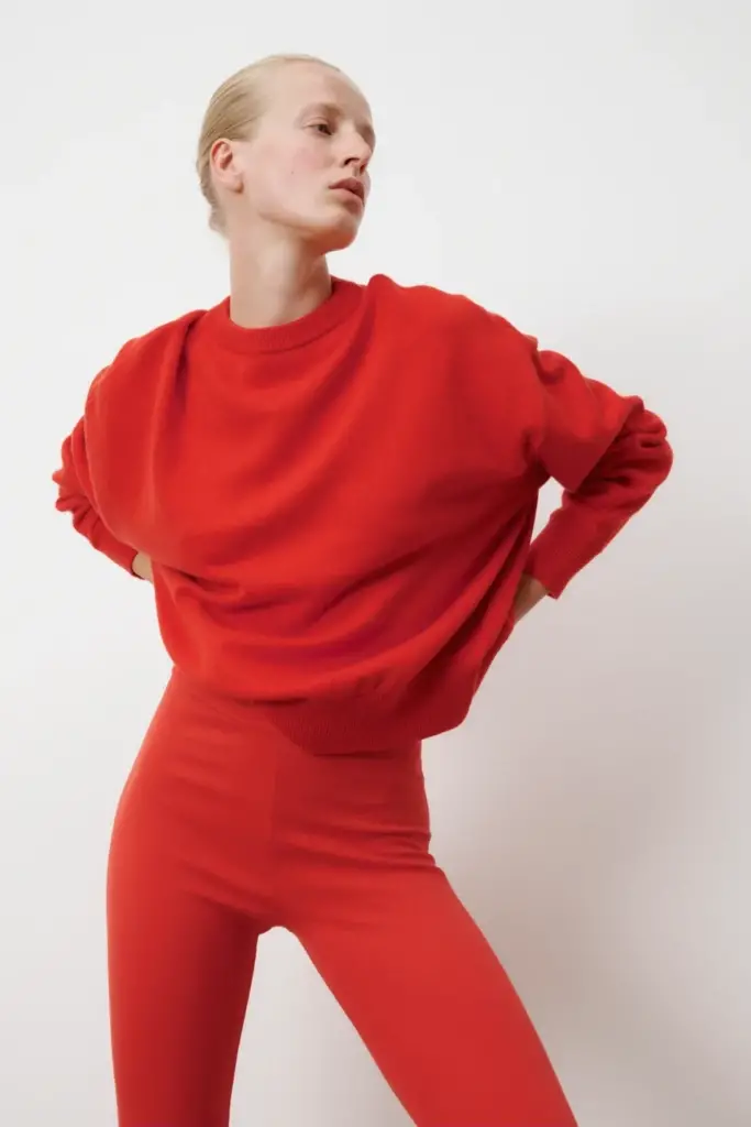 Lala Berlin Leggins Leonie cotton hot orange Letzte 2 Tage