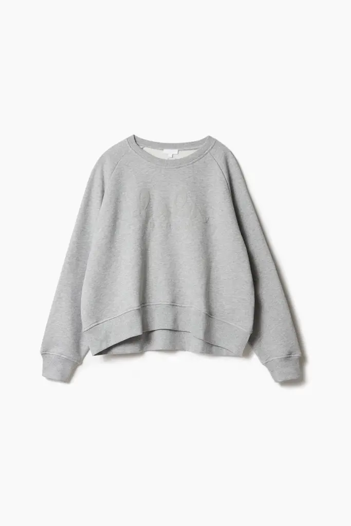 Lala Berlin Sweatshirt Ijora cotton heather grey Zeitbegrenzte Promotion