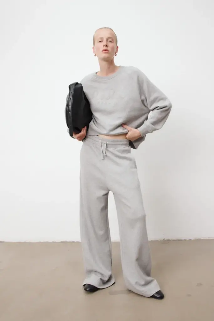 Lala Berlin Sweatshirt Ijora cotton heather grey Zeitbegrenzte Promotion