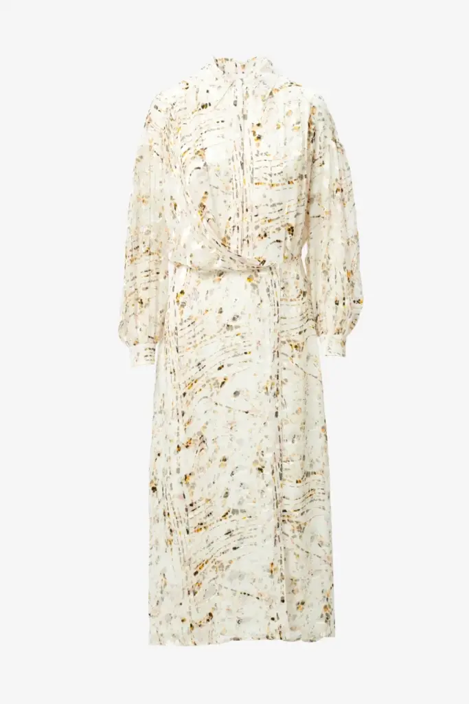Lala Berlin Dress Dijan viscose/silk blend stripy leo Riesige Rabatte