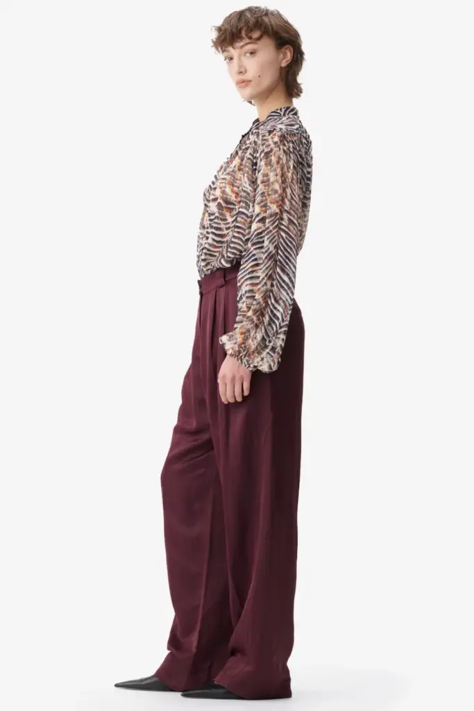 Lala Berlin Blouse Baylin viscose zebra shibori 50% Rabatt mit kostenlosem Versand