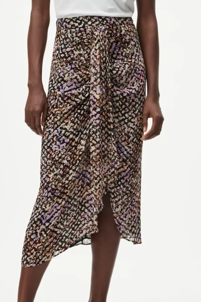 Lala Berlin Skirt Sidney viscose floral heritage Kostenloser Versand international