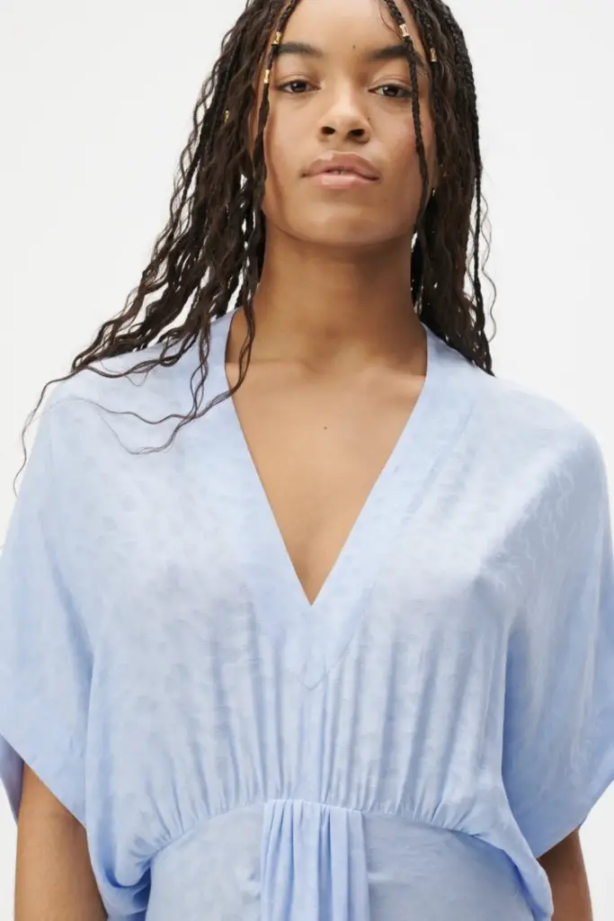Lala Berlin Dress Dask viscose mix wave jacquard Fabrikladen