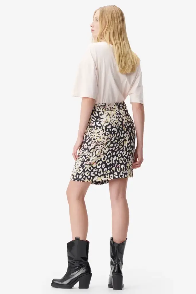 Lala Berlin Skirt Saraya viscose floral leo 50% Rabatt für begrenzte Zeit