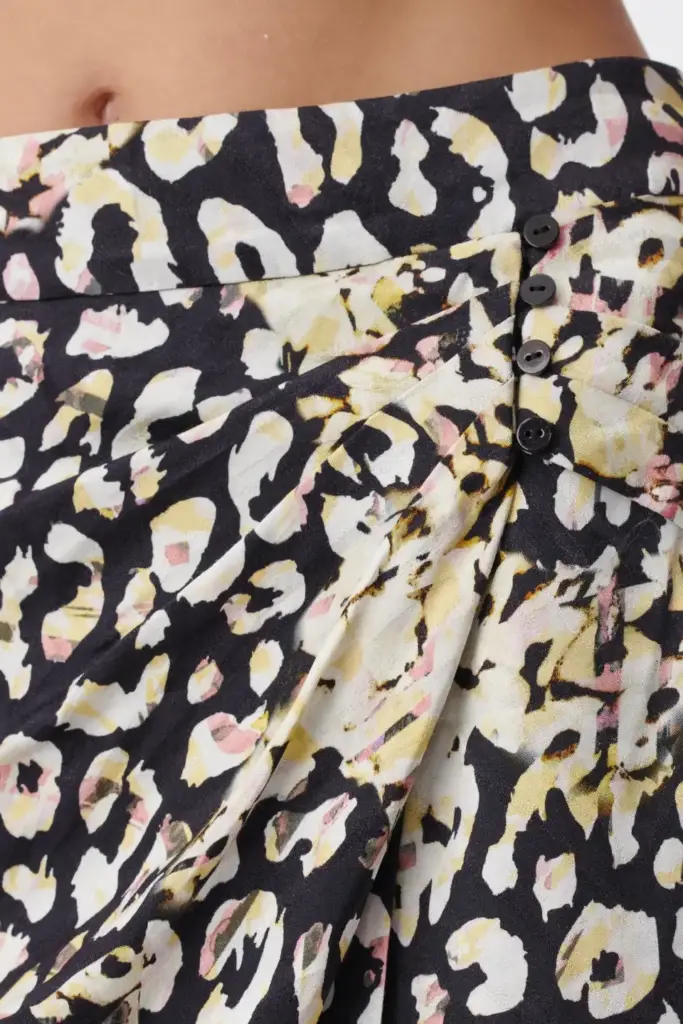 Lala Berlin Skirt Saraya viscose floral leo 50% Rabatt für begrenzte Zeit