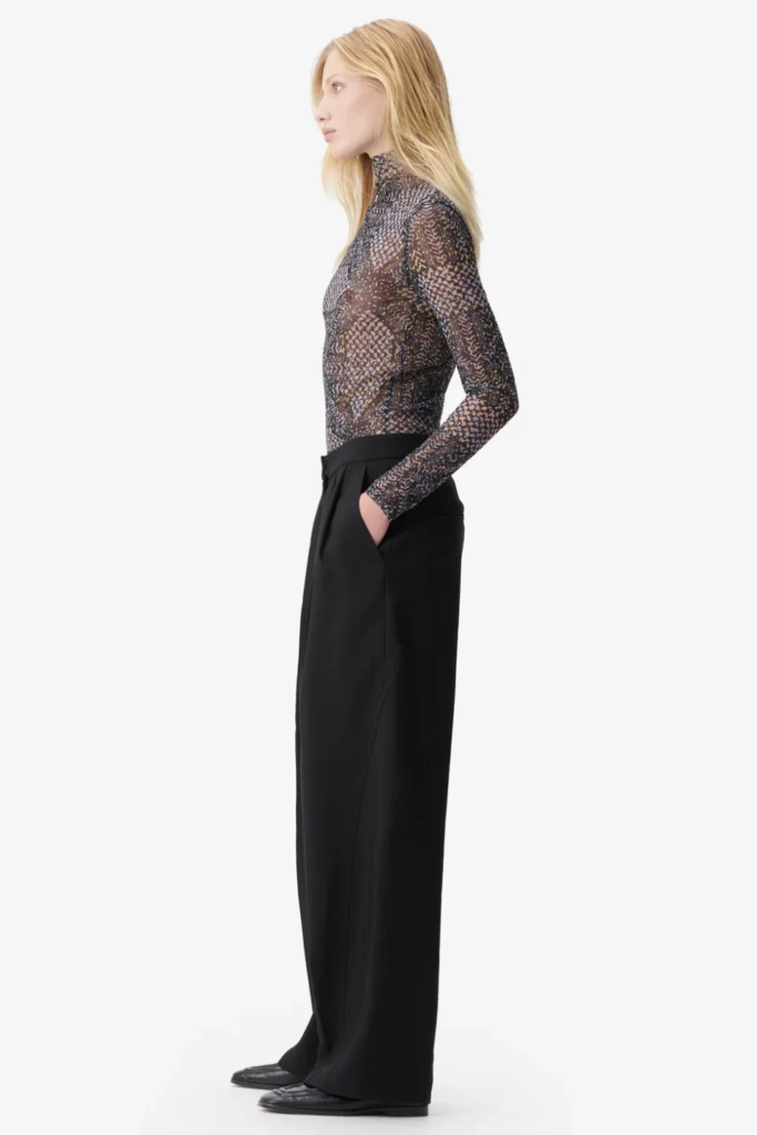 Lala Berlin Longsleeve Carolyn polyester mix heritage star black Outlet
