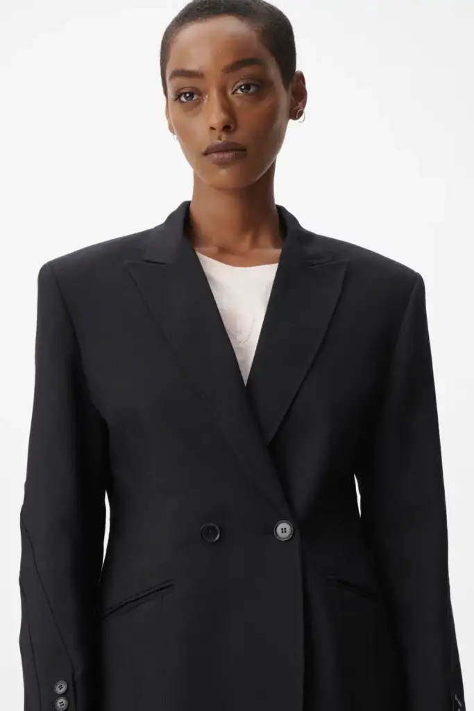 Lala Berlin Jacket Jupiter viscose mix black Schlussverkauf