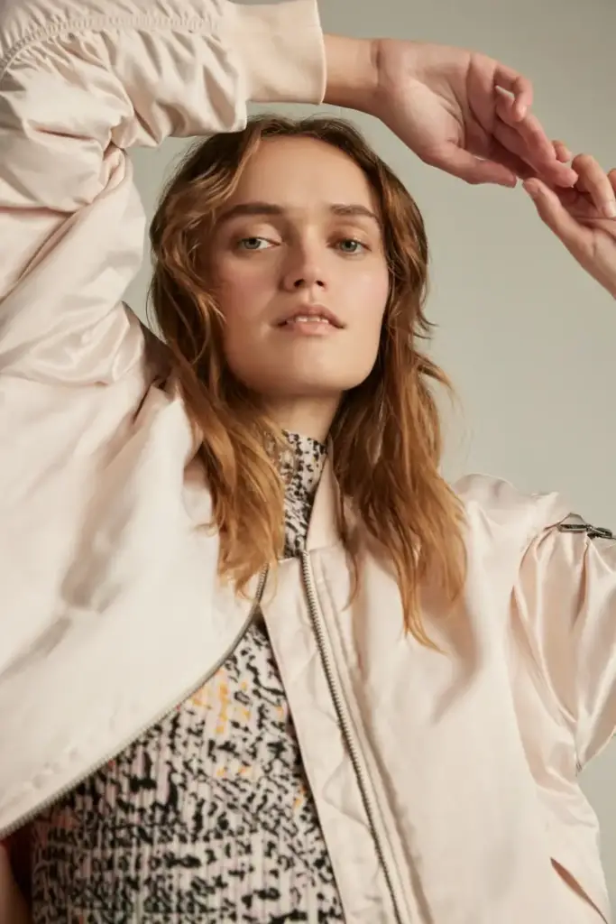 Lala Berlin Jacket Jalou polyester rose Günstiger Verkauf