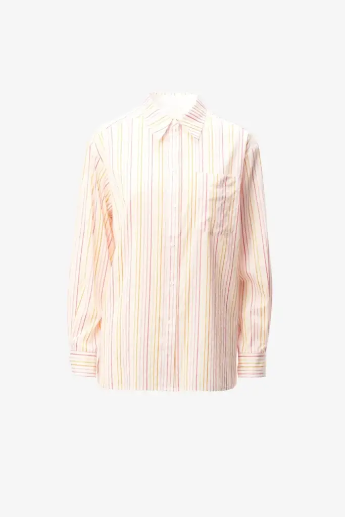 Lala Berlin Blouse Biloxi cotton mix multicolor stripe Kostenloser Versand