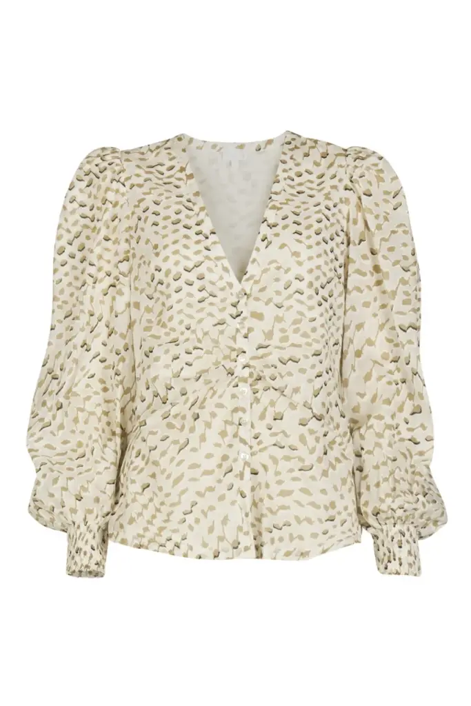 Lala Berlin Blouse Babsi cotton sand wave Fabrik Onlineshop