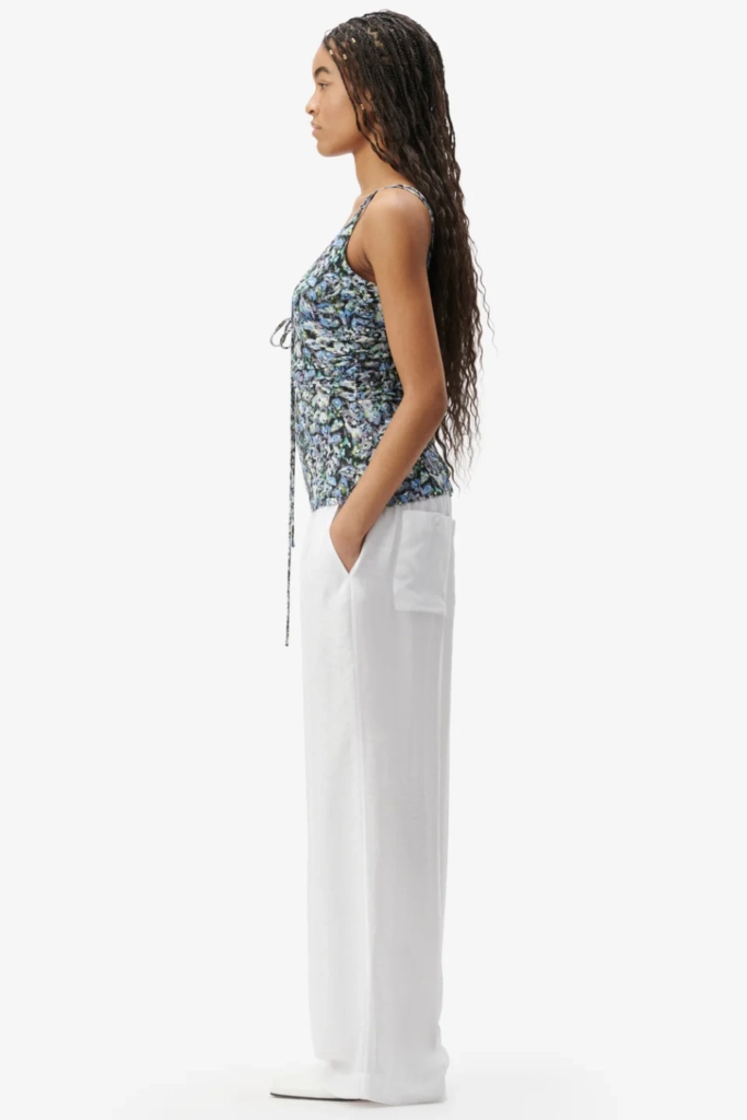 Lala Berlin Top Tamiko viscose mix leo love dark Fabrikpreis