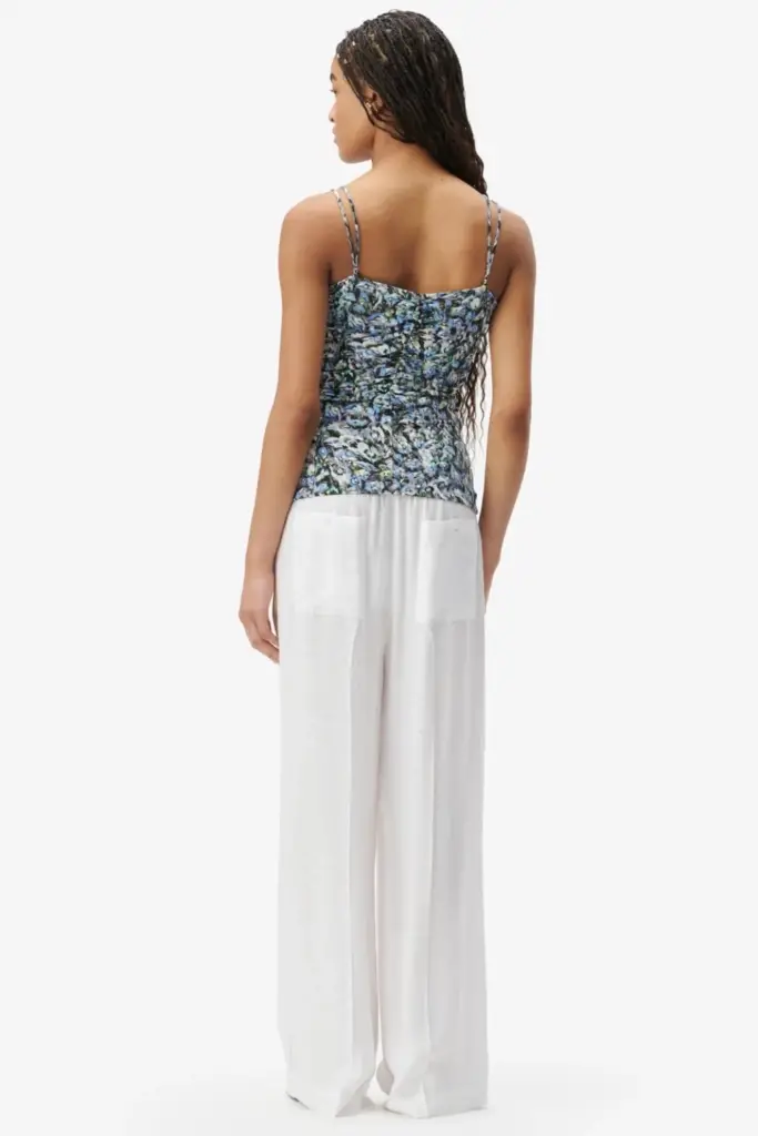 Lala Berlin Top Tamiko viscose mix leo love dark Fabrikpreis